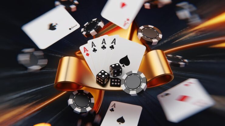 Blackjack hand decision interface showing hit stand double down options